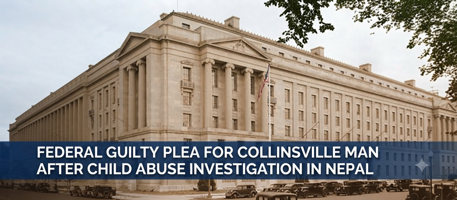 Federal Guilty Plea for Collinsville Man After Child Abuse Investigation in Nepal