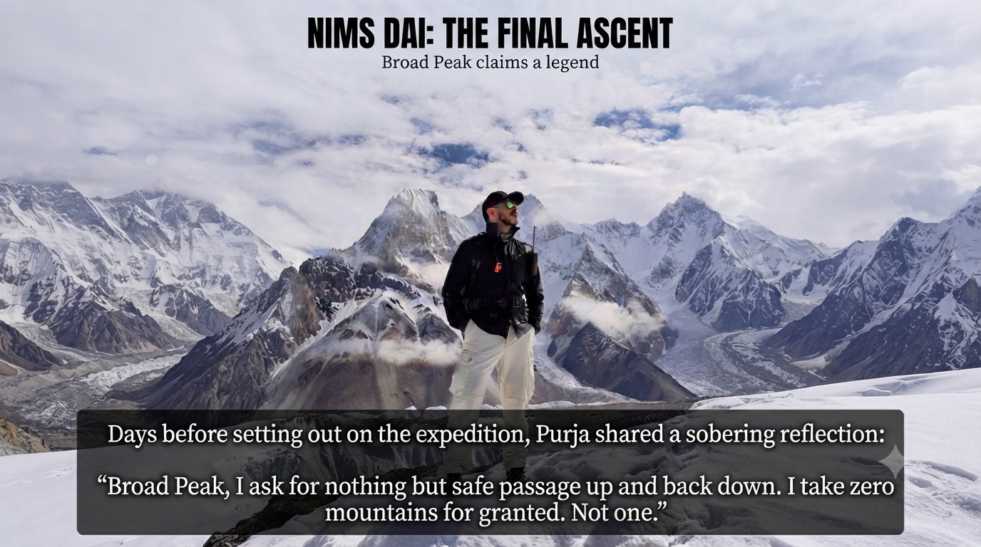 Tragedy on Broad Peak: Four Confirmed Dead, Six Feared Lost After Avalanche