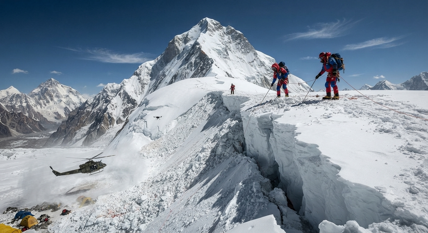 ‘Nimsdai’ Purja and Nine Other Climbers Feared Missing After Broad Peak Avalanche in Pakistan
