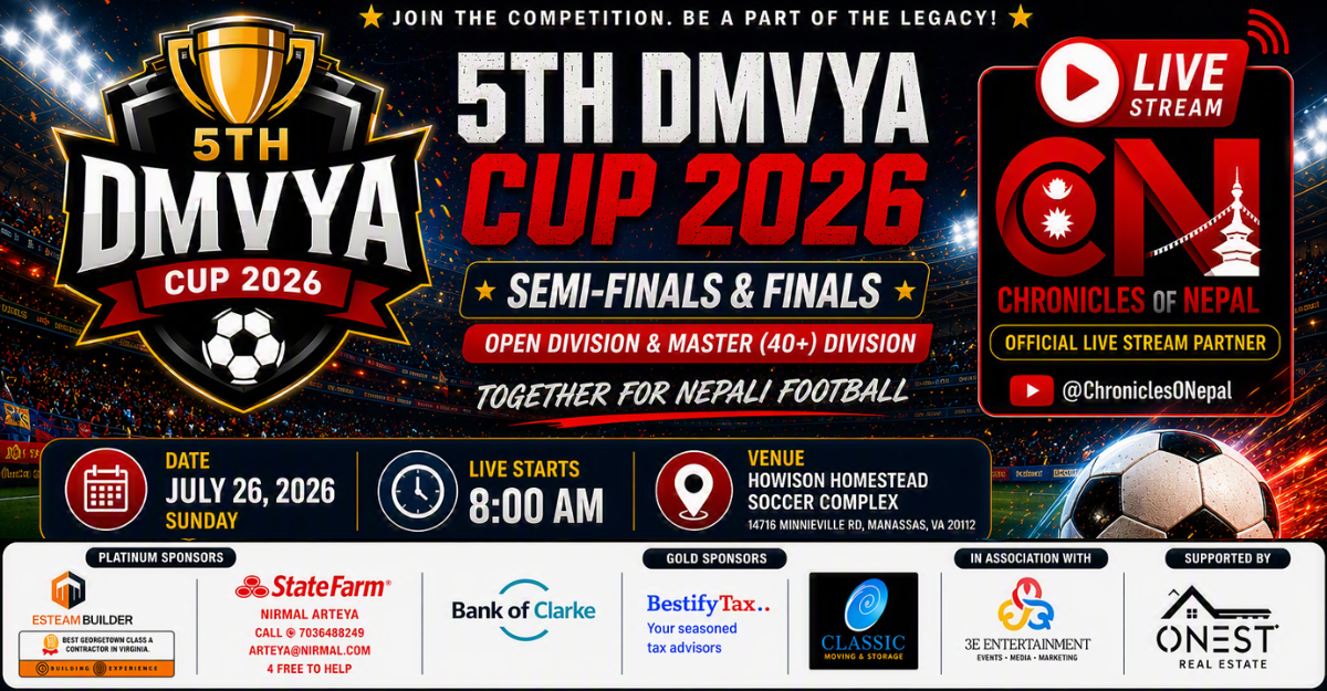 Nepali-American Soccer Community Gears Up for DMVYA Cup 2026 Championship Weekend