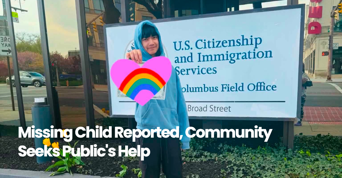 Missing Child Reported, Community Seeks Public’s Help