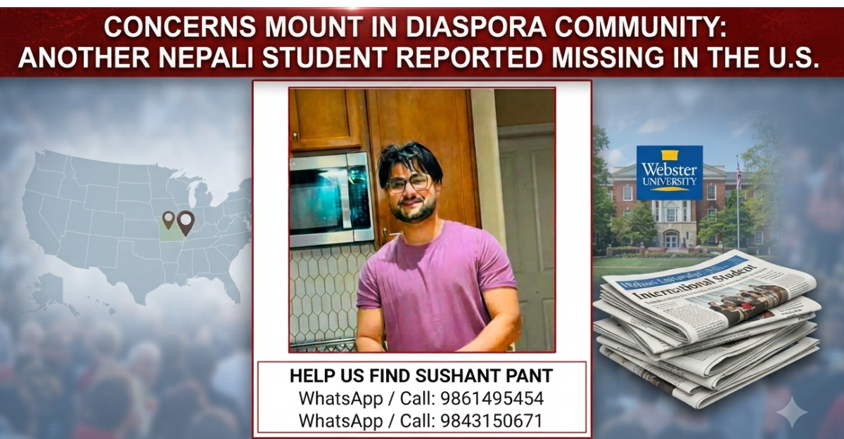 Sushant Pant Reported Missing in Missouri Amid Ongoing Search for Pawan Gaire