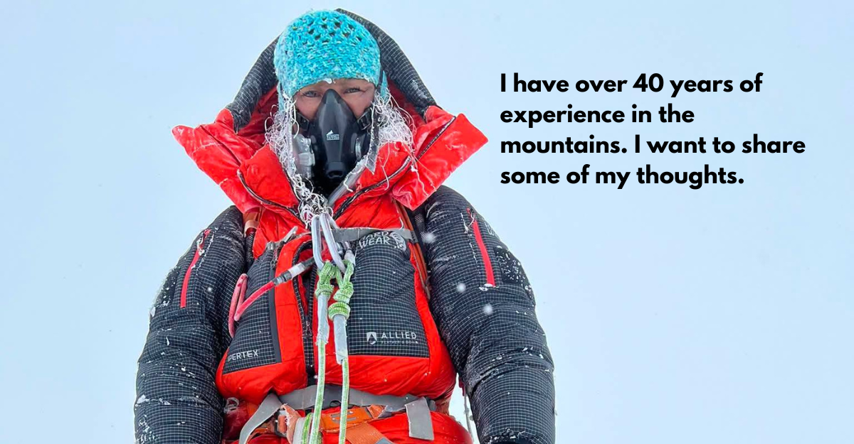 Lhakpa Sherpa Shares Reflection Following the Tragic Broad Peak Avalanche