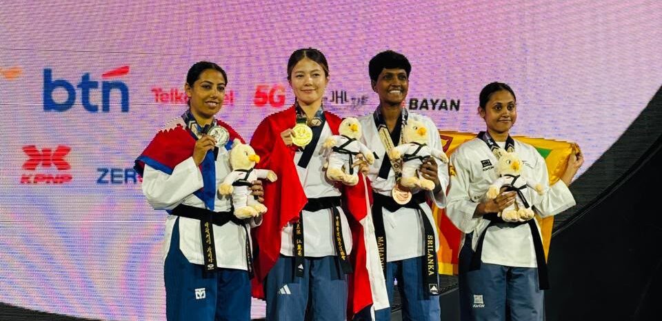 Nepali Taekwondo Athlete Sabina Bhattarai Continues to Shine on the International Stage
